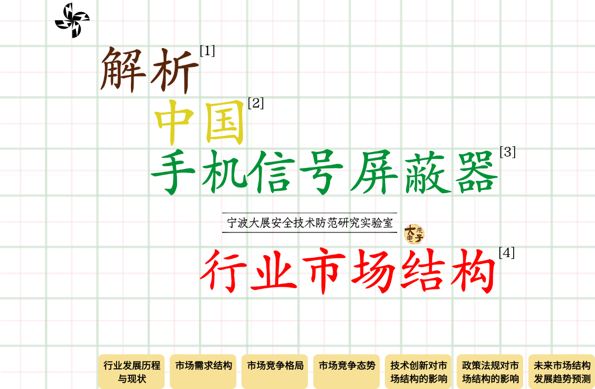 解析中國手機(jī)信號屏蔽器行業(yè)市場結(jié)構(gòu)